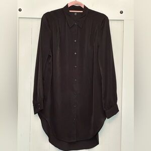 Express black tunic top, L